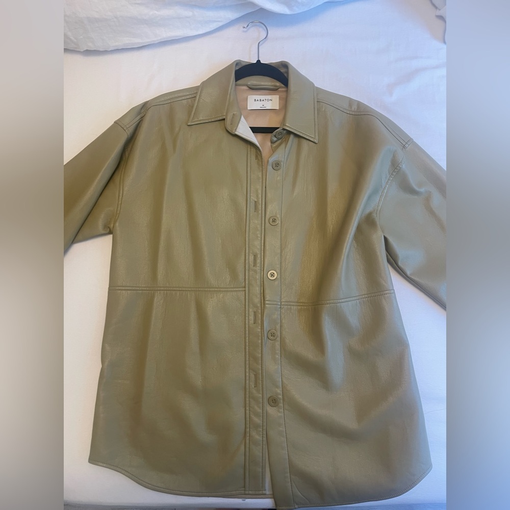 Aritzia babaton leather jacket
